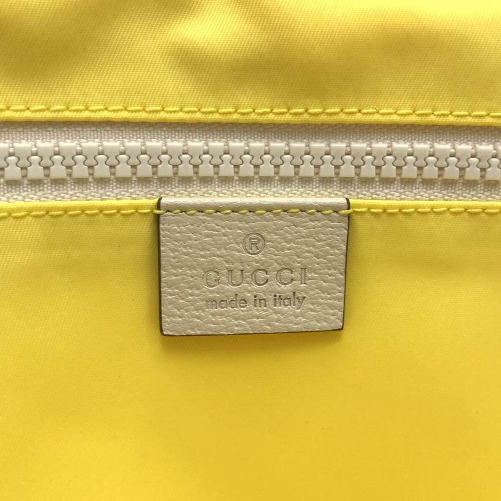 Gucci Interlocking G Medium Backpack Yellow Gray … - image 7